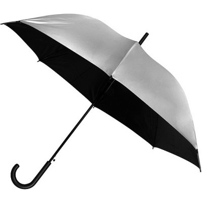 York deštník holový černo stříbrný