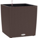 Lechuza Květináč Cube Cottage 30 mokka 300 x 295 x 295 mm – Hledejceny.cz