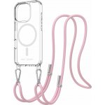 AlzaGuard Luxe Detach Lanyard Case Compatible with MagSafe for iPhone 15 růžový AGD PCLM323P – Zboží Živě