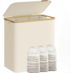 Songmics Leslie 150 L krémový – Zboží Mobilmania