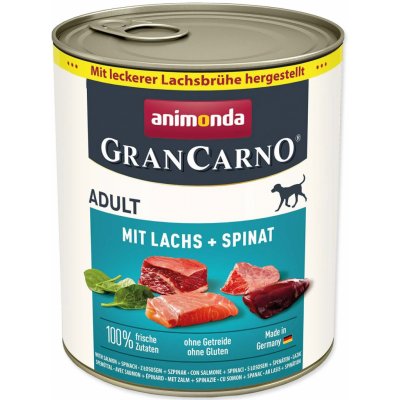 Animonda Gran carno hovězí losos & špenát 0,8 kg