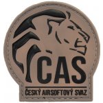 Plastové 3D patche 3D gumová nášivka Český Airsoftový Svaz Písková – Zboží Dáma