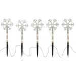 Star trading LED dekorační osvětlení WANDY 5x vločka 140x25 cm – Hledejceny.cz