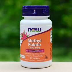 Now Foods Kyselina Listová Methyl Folate 1000 mcg 90 tablet