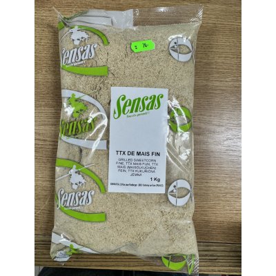 Sensas TTX Mais Fin 1 kg pomletá kukuřičná placka jemná – Zboží Dáma