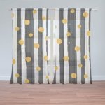 Sablio Záclony Pruhy a puntíky: 2ks 150x250cm – Hledejceny.cz