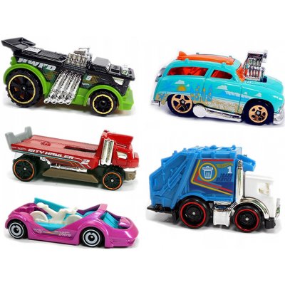 Hot Wheels Sada autíček 5-Pack City HFV89 – Zboží Mobilmania