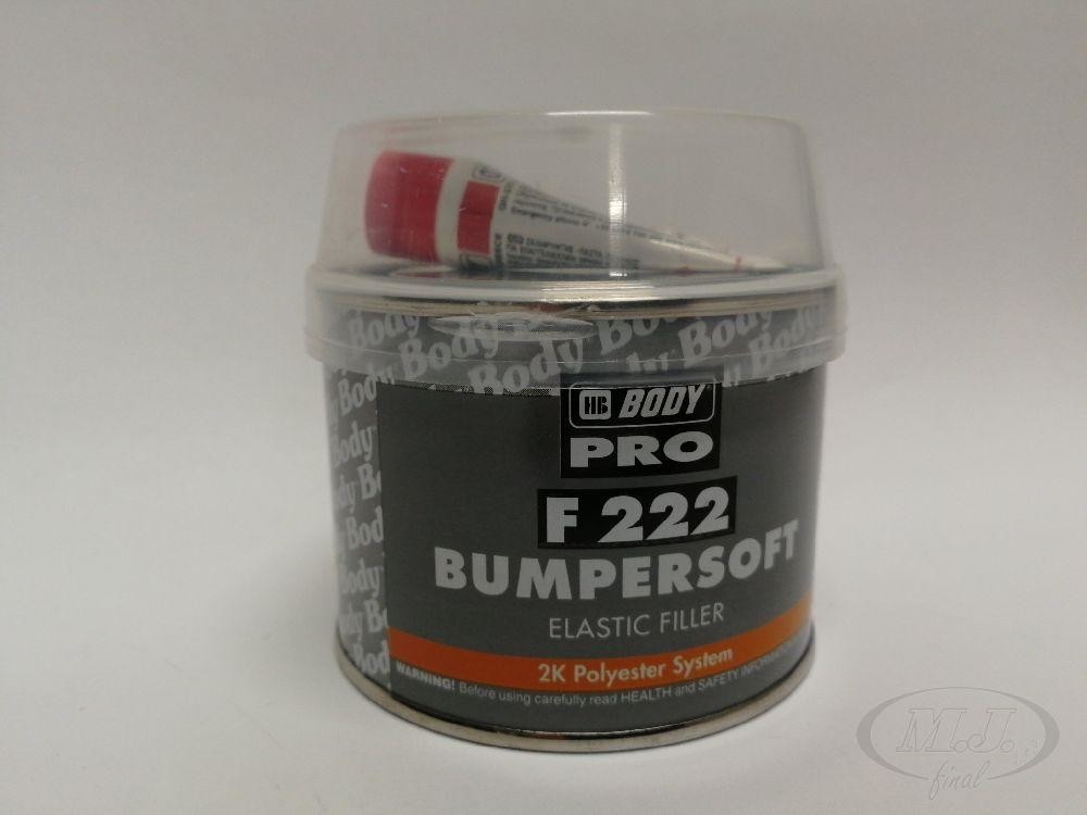 HB BODY 222 BumperSoft tmel na plast 250g černý