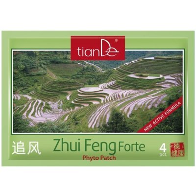 TianDe Kosmetická tělová fytonáplast Zhui Feng Forte 4 ks – Zboží Dáma
