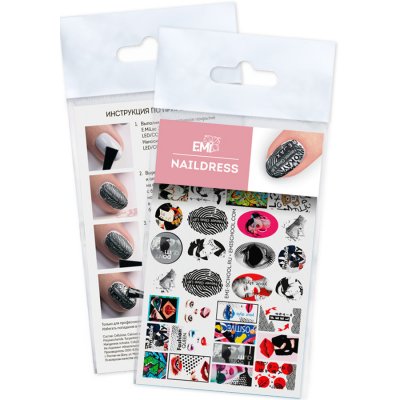 E.Mi Vodolepka Naildress Slider Design 60 Underground – Zboží Dáma