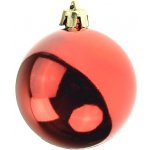 Euro Habitat Vánoční koulička 6cm Červená lesklá – Zboží Mobilmania