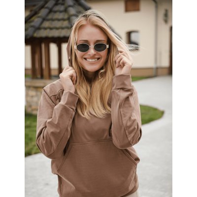 BEIGE LUX Dámská mikina hoodie – Zboží Dáma