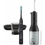 Philips Sonicare 9000 DiamondClean black + Power Flosser black – Zboží Dáma