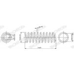 Pružina tlumiče pérování MONROE (MO SP3599) | Zboží Auto