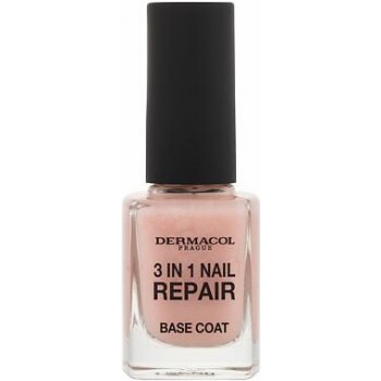 Dermacol Nail Repair Base Coat zpevňovač na nehty 3v1 11 ml