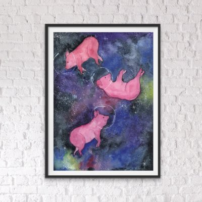 ePipí Plakát A3 - Pink universe – Hledejceny.cz