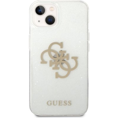 Pouzdro Guess TPU Big 4G Full Glitter iPhone 14 Plus čiré – Zboží Mobilmania