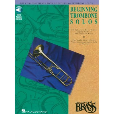 The Canadian Brass Beginning Solos + Audio Online / trombón pozoun a klavír – Hledejceny.cz