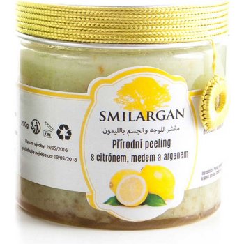 Smilargan přírodní peeling s arganem, medem a citrónem 200 g