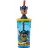 Dětská láhev a učící hrnek Stor plastová 3D sklenička s figurkou Paw Patrol 360ml 74666