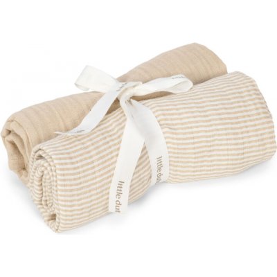 LITTLE DUTCH Pleny 70x70cm Pure Soft Beige – Hledejceny.cz
