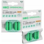 Green Cell AAA 950mAh 4ks GR03 – Zboží Živě