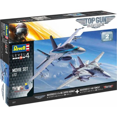 Revell Gift-Set letadlo 05677 Top Gun 2 Movie Set 1:72