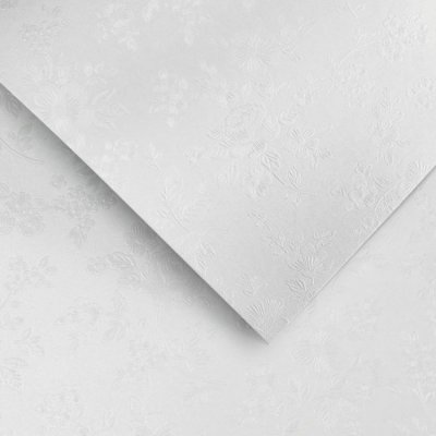 Papír na vizitky A4 220g 203301 Floral bilý – Zboží Dáma