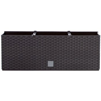 Prosperplast Samozavlažovací truhlík Rato case 80 x 33 x 32 cm tm.hnědý