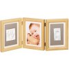 Baby Art Double Print Frame Natural