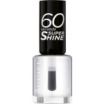 Rimmel London 60 Seconds Super Shine Nail Polish 740 Clear 8 ml – Zboží Mobilmania