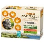 Iams Cat Senior losos jehně v omáčce 12 x 85 g – Hledejceny.cz