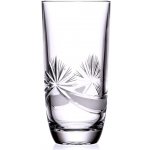 Bohemia Crystal Ručně broušené sklenice na vodu, nealko a koktejl Mašle 300ml (set po 6ks) – Sleviste.cz