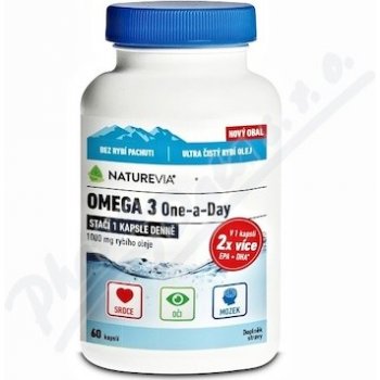 Swiss NatureVia Omega 3 One a Day 60 kapslí