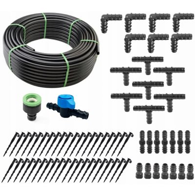 Trubka pro zavlažování Edger PE 16 mm 100 m, sada – Sleviste.cz