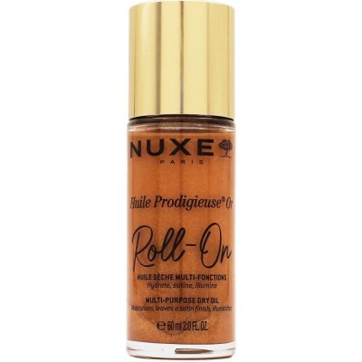NUXE Huile Prodigieuse Roll-on multifunkční třpytivý suchý olej 60 ml – Zboží Dáma