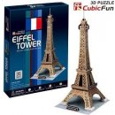 CubicFun 3D puzzle Eiffelova věž 35 ks