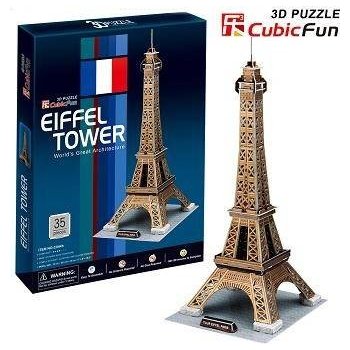 CubicFun 3D puzzle Eiffelova věž 35 ks