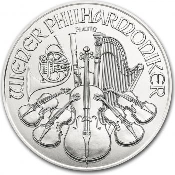 Münze Österreich platinová mince Wiener Philharmoniker 1 oz