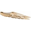 Vykuřovadlo Mani Bhadra Nerezové kleště pro rychlozápalné uhlíky Andělská křídla zlatavé 23 cm