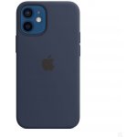 Apple iPhone 12 mini Silicone Case with MagSafe Deep Navy MHKU3ZM/A – Zboží Mobilmania