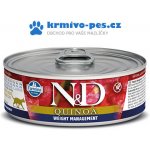 N&D Cat QUINOA Adult Weight Manamegent Lamb & Brocolli 80 g – Zboží Mobilmania