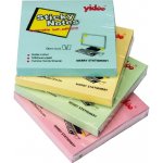 Bloček samolepící 75x75mm modrý 100 listů Auro – Zboží Dáma