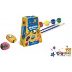 Teddies Malování na kameny/oblázky s barvami se štětci v krabičce 14x15,5x4,5cm – Zboží Mobilmania