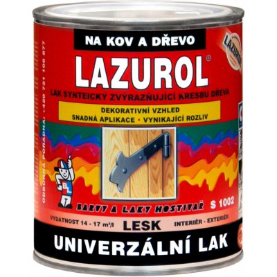 Lazurol S1022 Lak univerzální 0,75 L lesklý – Hledejceny.cz