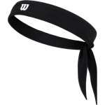 Wilson U TIE Headband Černá Bílá – Zboží Dáma