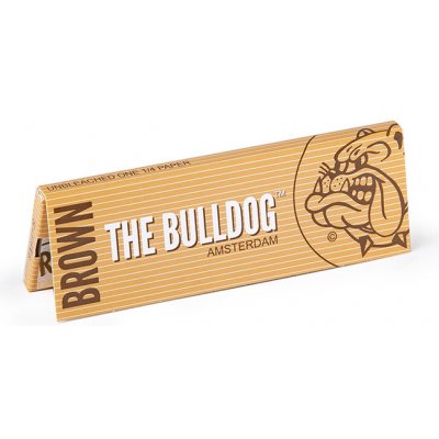 The Bulldog papírky dlouhé brown 50 ks