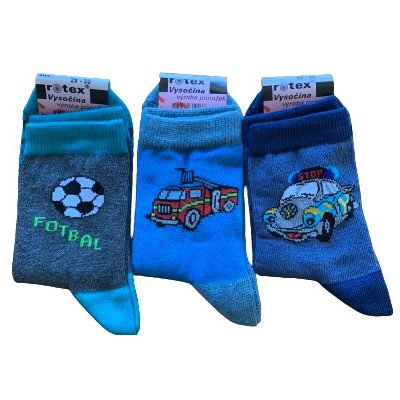 ROTEX Vysočina A01/1 bavlněné dětské elastické ponožky se vzorem kluk – Zboží Mobilmania