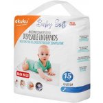 Akuku Jednorázové hygienické podložky Baby Soft 40x60cm 15ks – Zboží Mobilmania