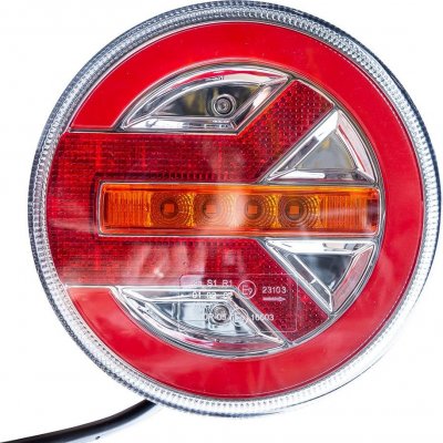 TT TECHNOLOGY Zadní sdružená LED svítilna, 12–24 V, kulatá, 3 funkce, levá – Sleviste.cz